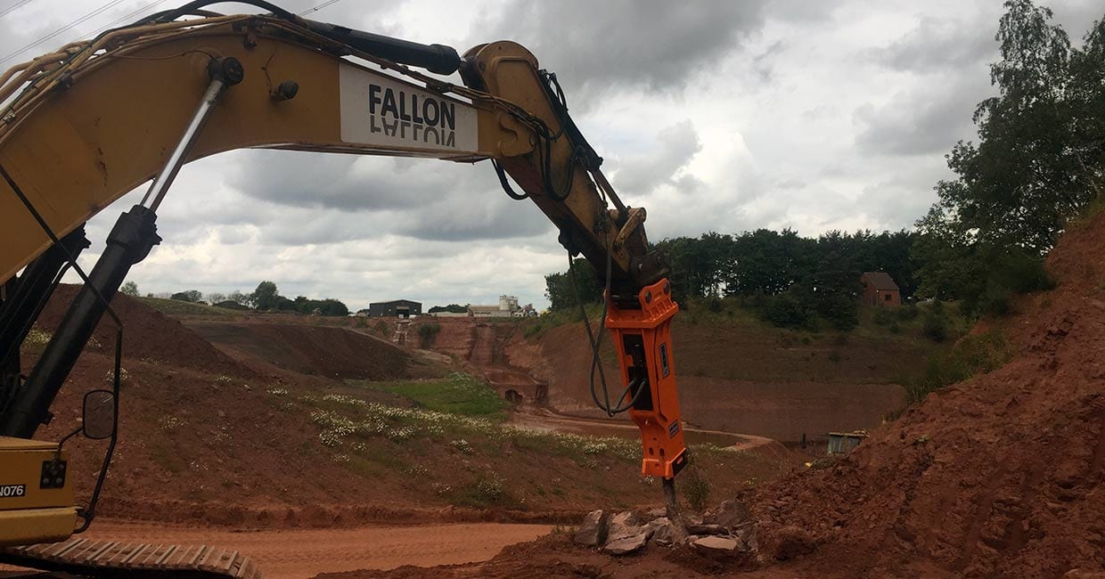 Hydraulic breaker Regassing services from RAW Plant